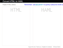 Tablet Screenshot of htmltohaml.com